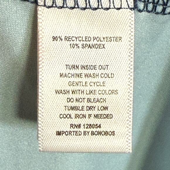 Bonobos Men's Short Sleeve Palm Geo Print Performance Polo Shirt - NAVY XXL - Picture 8 of 8